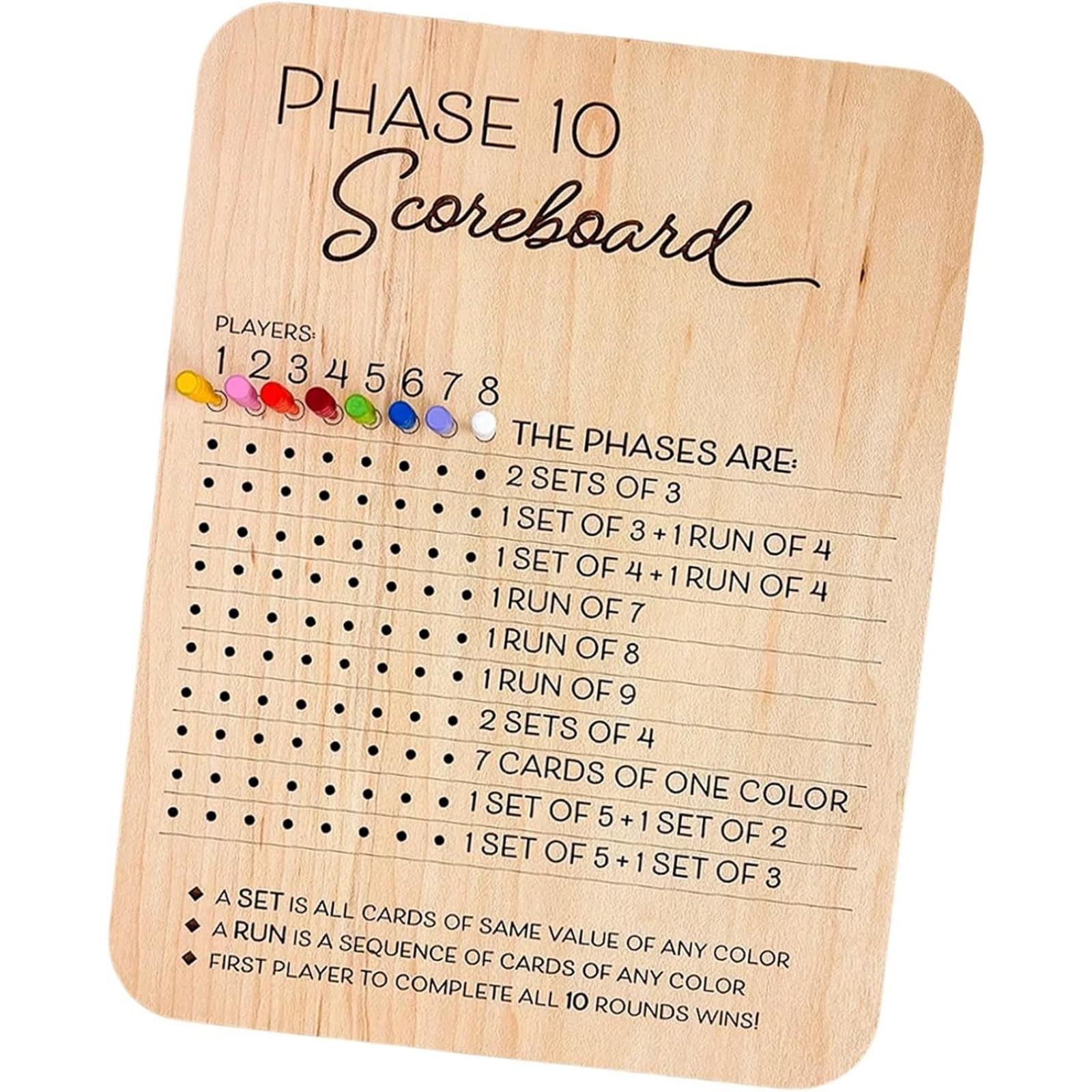 Board Game Template - Деревянное табло для игры в Фазу