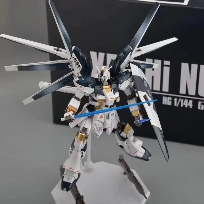 Hi-ν Hi Nu GPB, цветовая схема – обзор и цена Bandai Model Gundam Hg