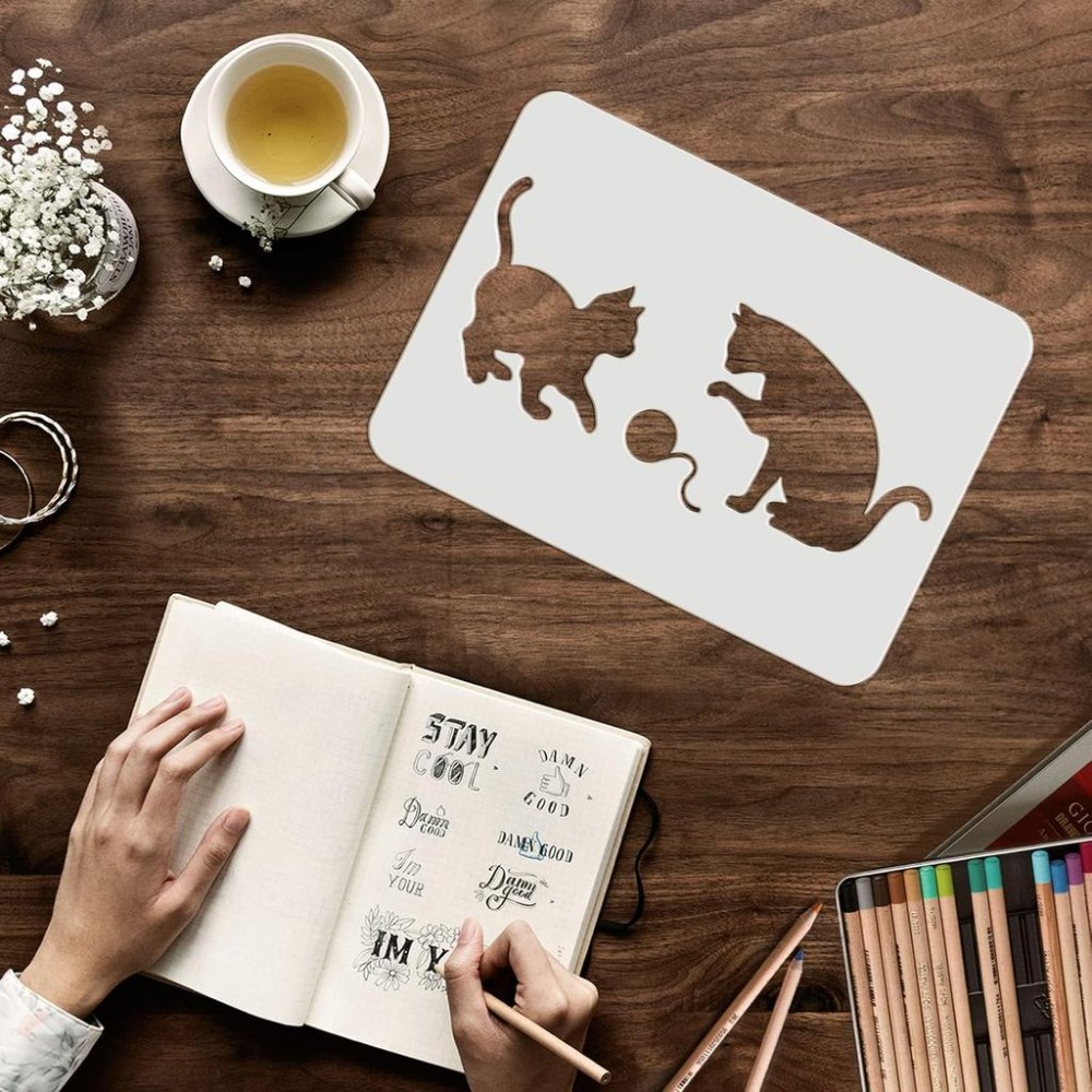 4 шт. трафарета с изображением – обзор и цена Board Game Template