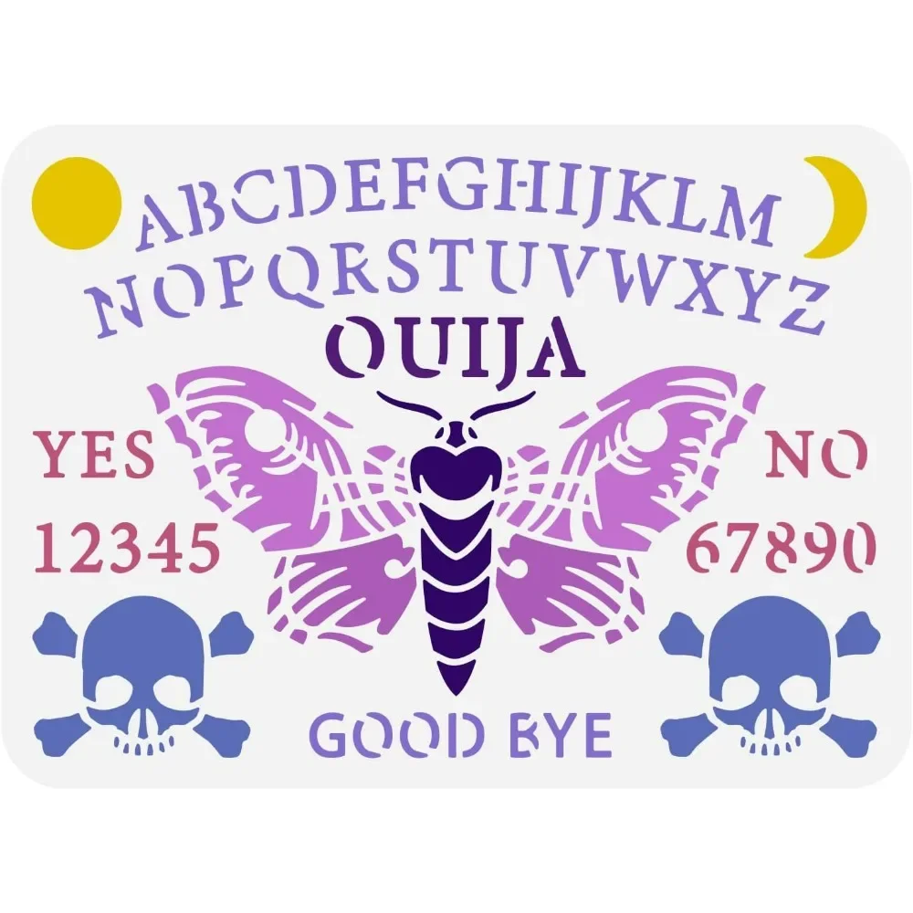 Трафарет для доски Ouija 8,3x1 – обзор и цена Board Game Template